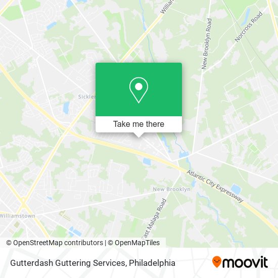 Gutterdash Guttering Services map