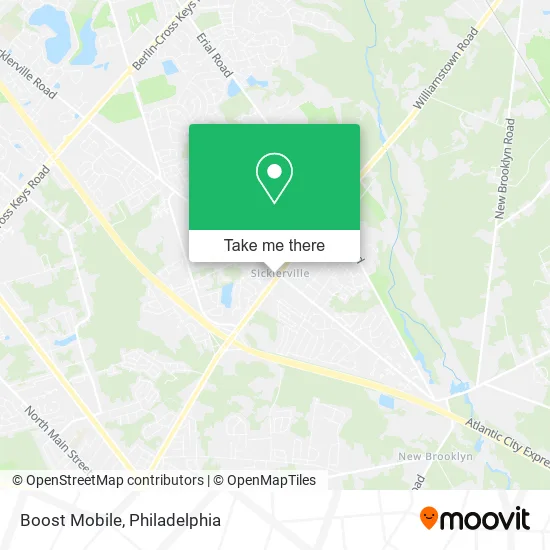 Boost Mobile map
