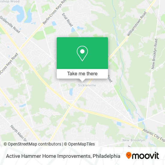 Active Hammer Home Improvements map