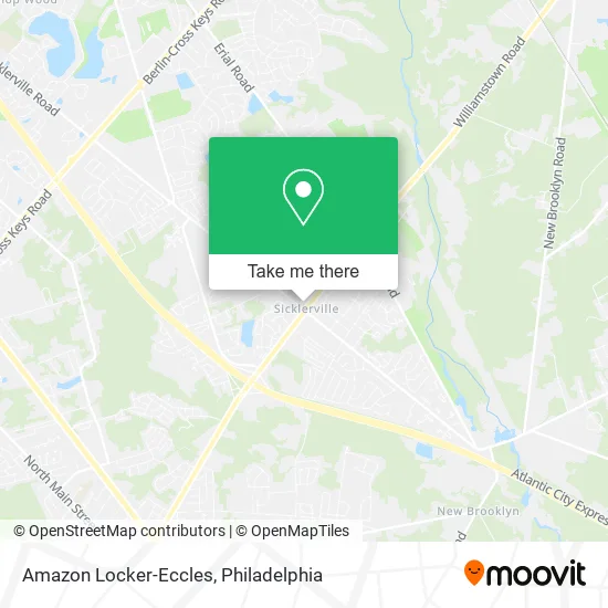 Amazon Locker-Eccles map