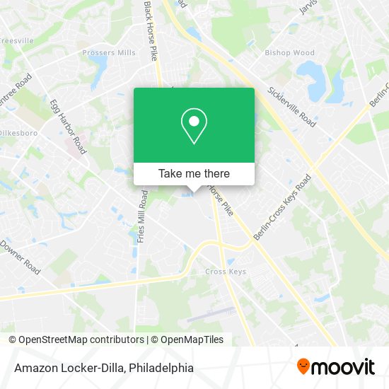 Mapa de Amazon Locker-Dilla