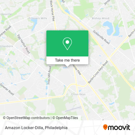 Amazon Locker-Dilla map