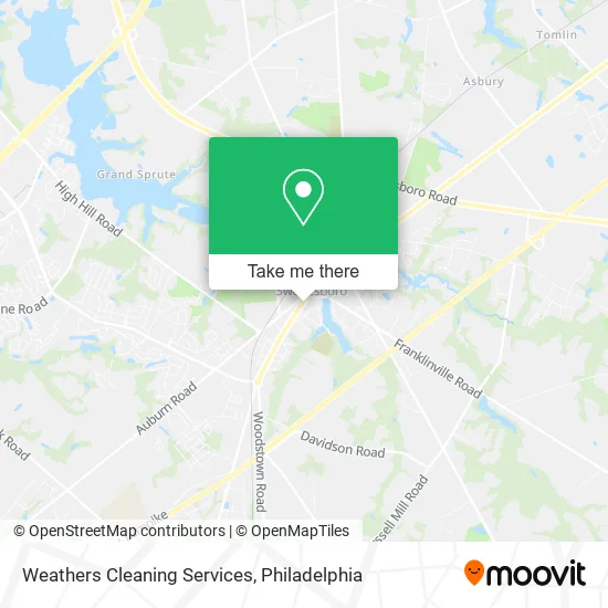 Weathers Cleaning Services map