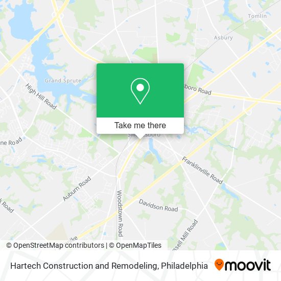 Hartech Construction and Remodeling map