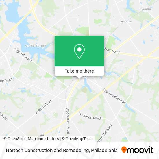 Hartech Construction and Remodeling map