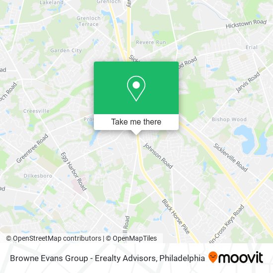 Browne Evans Group - Erealty Advisors map