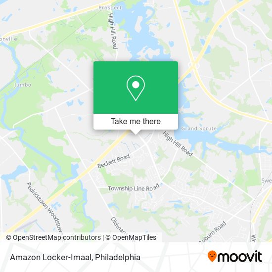 Amazon Locker-Imaal map