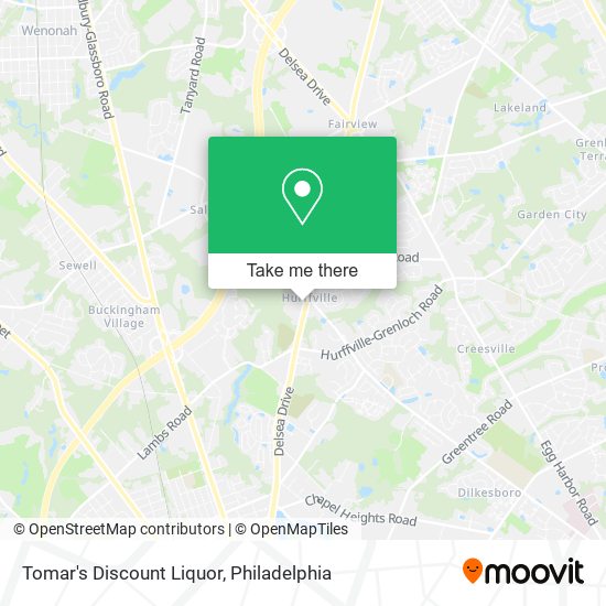 Tomar's Discount Liquor map