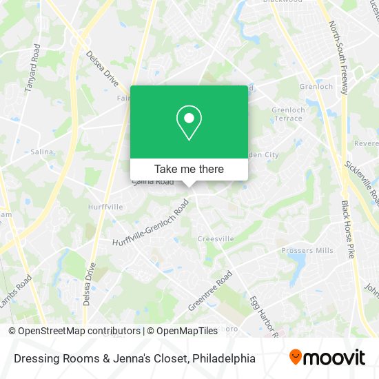 Mapa de Dressing Rooms & Jenna's Closet