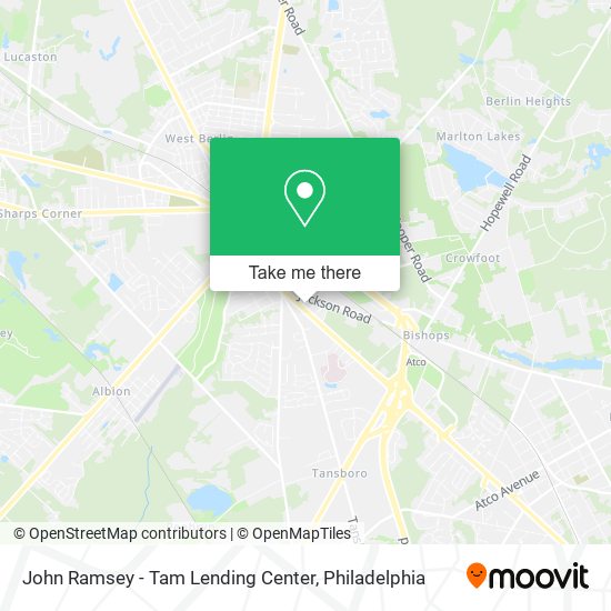 John Ramsey - Tam Lending Center map