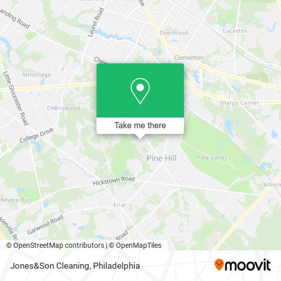 Jones&Son Cleaning map