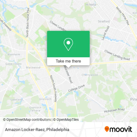 Amazon Locker-Raez map
