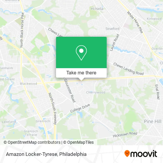 Amazon Locker-Tyrese map