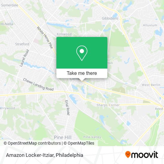 Amazon Locker-Itziar map