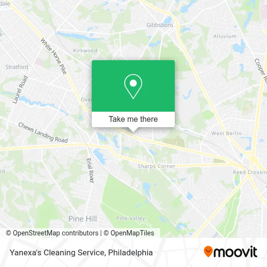 Yanexa's Cleaning Service map