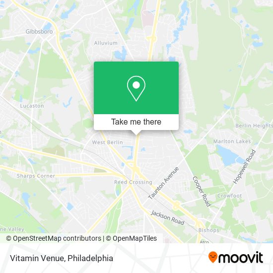 Vitamin Venue map