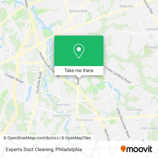 Mapa de Experts Duct Cleaning