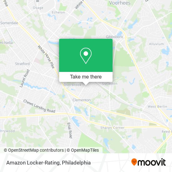 Amazon Locker-Rating map