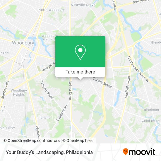 Your Buddy's Landscaping map