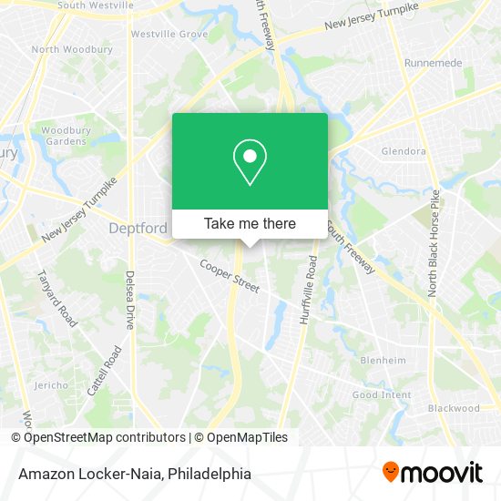 Amazon Locker-Naia map