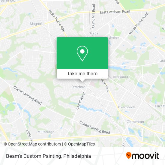 Mapa de Beam's Custom Painting