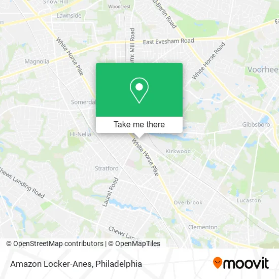 Amazon Locker-Anes map