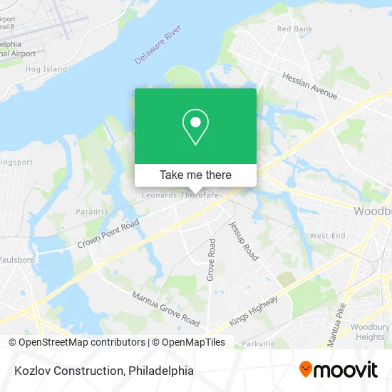 Kozlov Construction map