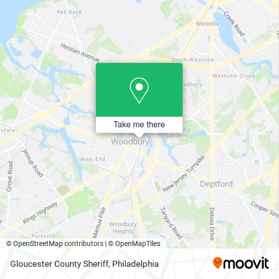 Gloucester County Sheriff map