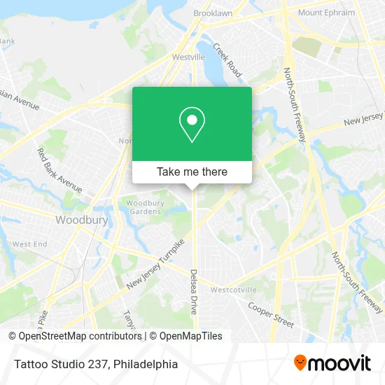 Tattoo Studio 237 map