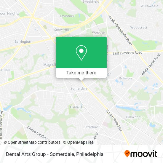 Mapa de Dental Arts Group - Somerdale