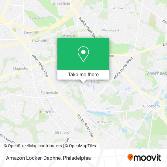 Amazon Locker-Daphne map