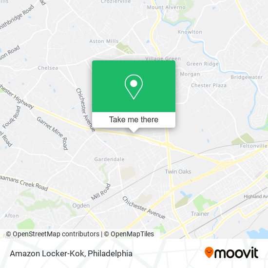 Amazon Locker-Kok map