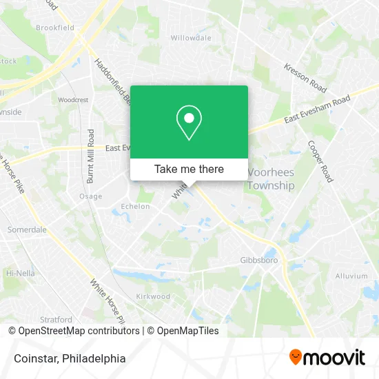 Coinstar map