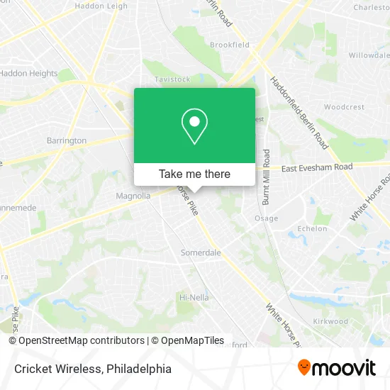 Cricket Wireless map