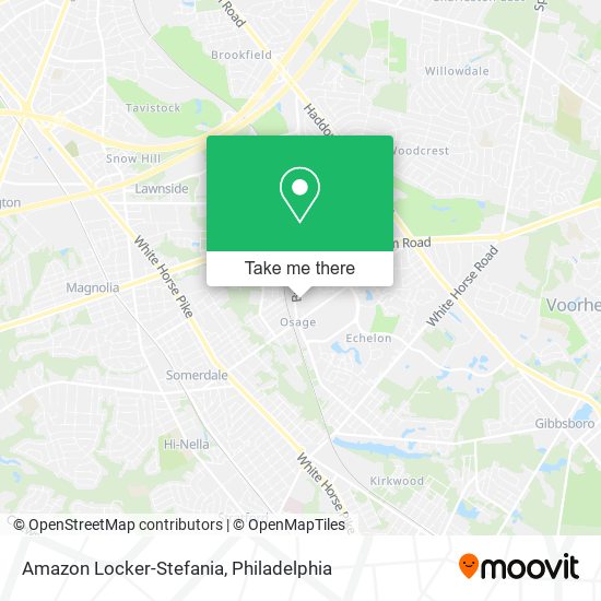 Amazon Locker-Stefania map