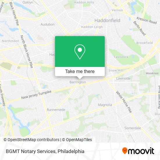 BGMT Notary Services map