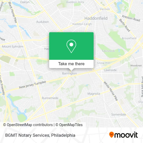BGMT Notary Services map