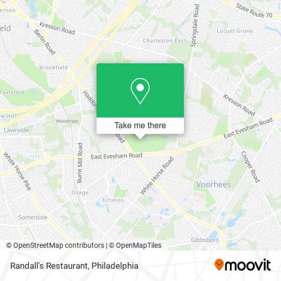 Randall's Restaurant map