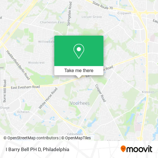 I Barry Bell PH D map