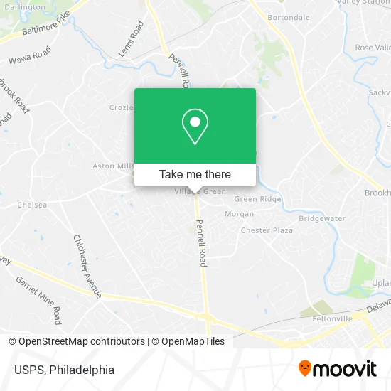 USPS map
