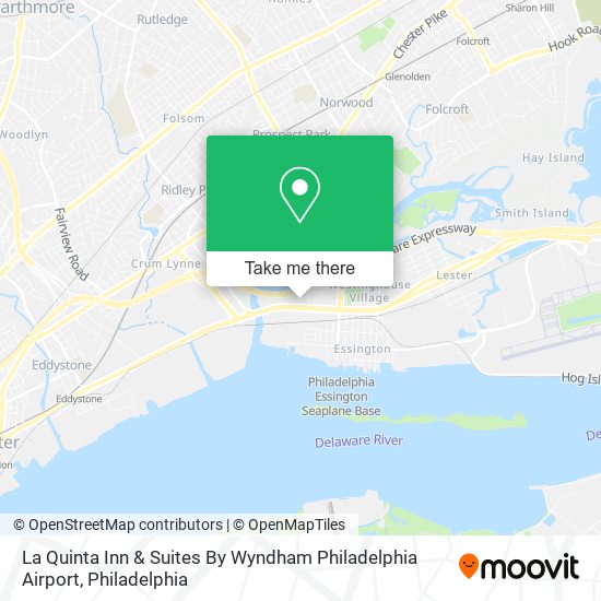 Mapa de La Quinta Inn & Suites By Wyndham Philadelphia Airport