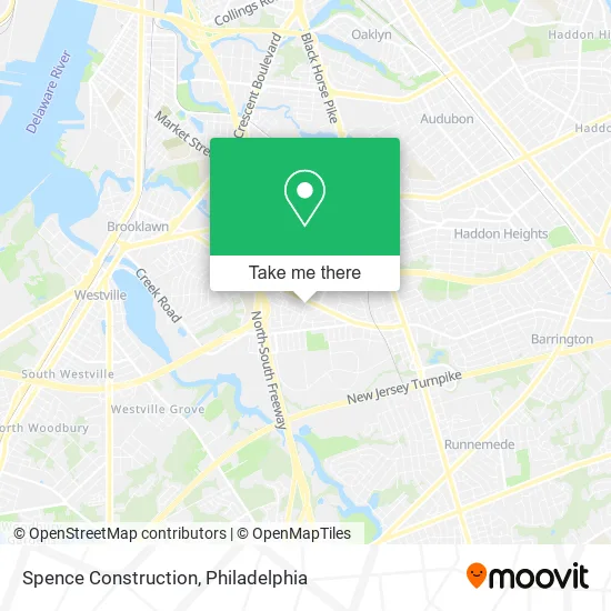 Spence Construction map
