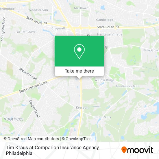 Tim Kraus at Comparion Insurance Agency map