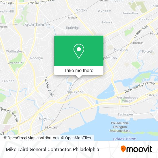 Mike Laird General Contractor map