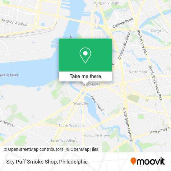 Mapa de Sky Puff Smoke Shop