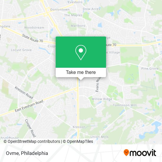 Ovme map