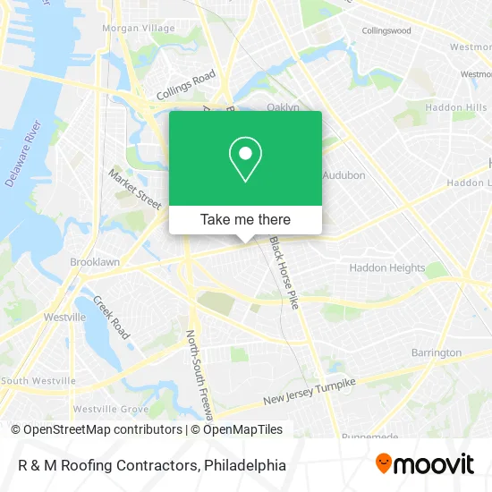 R & M Roofing Contractors map