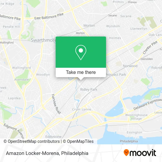 Amazon Locker-Morena map