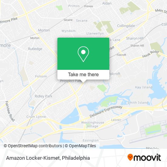 Amazon Locker-Kismet map