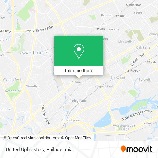 Mapa de United Upholstery